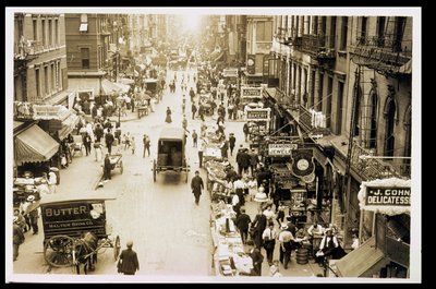 Eastward on Rivington and Orchard Streets, 1905 by American Photographer